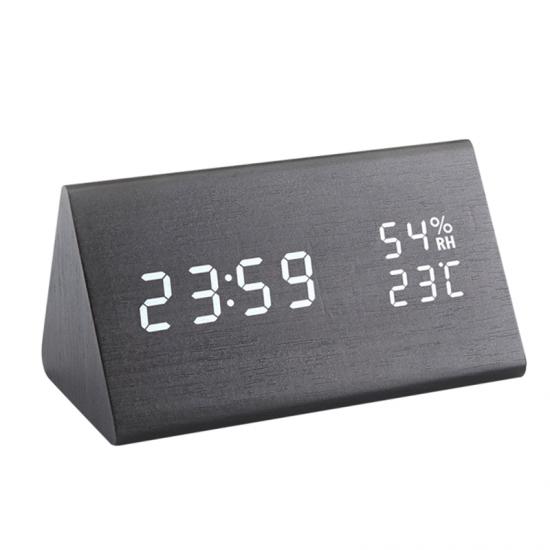 New Foldable LCD Digital Alarm Clock Desk Table Weather Station