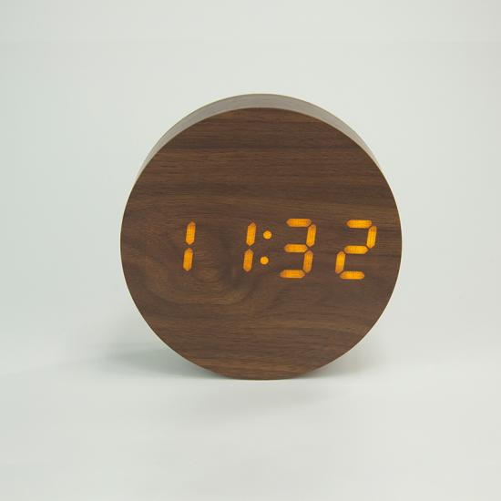 1 Pcs PVC Bedside Small Silent No Tick Alarm Clock Wake Up Clocks